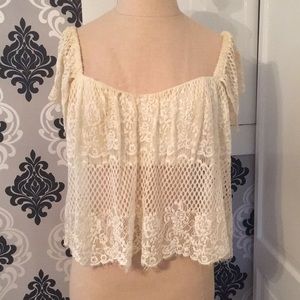 Lace Off the Shoulder Blouse
